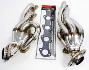 Stainless Header For 99 to 02 Ford F350 Super Duty, 00 to 05 Excursion 6.8L V10 