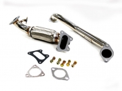 Stainless Downpipe For 2006 to 2011 Honda Civic DX/LX 1.8L R18A SOHC 