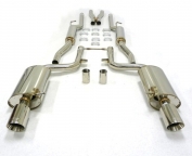 Catback Exhaust System For 02 thru 05 Audi A4 Quattro 3.0L, 04 thru 05 S4 4.2L V8 AT/MT 