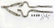 Stainless Catback Exhaust System For 1999 to 2004 Ford Mustang 3.8L 6Cyl. 