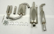 Stainless Catback Exhaust For 91 to 97 Volkswagen Golf III, Vento 1.4L/1.6L/1.8L/1.9L/2.0L/2.8L