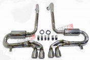 Stainless Catback Exhaust System For 1997 to 2004 Chevy Corvette 5.7L LS1 V8 