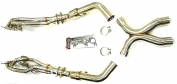 Catted Long Tube Header For 11-14 Mustang GT 5.0L With X-Pipe 