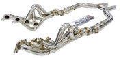 Catted Long Tube Header For 11 thru 14 Mustang GT 5.0L W/ H-Pipe 