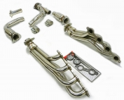 Long Tube Header For 09 thru 13 Chevy 1500 4.8L/5.3L/6.0L With Adapter 