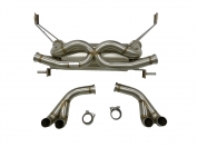 Stainless Catback Exhaust System For 08 to 15 Audi R8 4.2L 