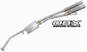 Stainless Catback Exhaust System For 85 to 87 Toyota Corolla Levin Trueno AE86 4AGE 