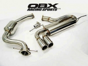 Catback Exhaust System Rear Section For 06 to 09 Volkswagen Golf/GTI, Audi A3 2.0L 