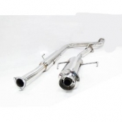 Catback Exhaust Type R For 1997 to 2001 Honda Prelude 2.2L H22A Type R With Mid Pipe 