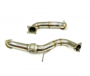 Stainless Downpipe + Front Pipe For 2016-2021 Civic EX 1.5T DOHC