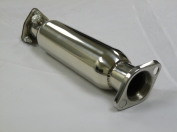 Round Resonated Pipe For 94 to 01 Acura Integra LS/RS/GS, 00 to 01 GSR 1 Hole 