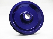 Underdrive Crank Pulley For 96 to 00 Honda Civic 1.6L SOHC D16 (Blue, Red, Silver) 