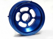 Underdrive Crank Pulley Fits 95-01 Nissan Maxima 3.0L VQ30DE (Blue, Red, Silver) 