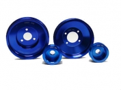 Power Pulley Kit Fits 92 thru 98 BMW E36 (All) (Blue, Red, Silver) 