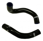 Stainless Silicone Radiator Hose Fits 12-18 Hyundai Veloster 1.6L (Black, Red, Blue) 