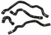 Silicone Radiator Hose Set Fits 12-13 Mazda 3/ Mazdaspeed 2.0L/2.3L/2.5L Skyactiv-G (Black, Blue, Red) 