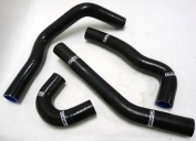 Stainless Silicone Radiator Hose Fits 2008-2015 Mitsubishi Lancer EVO X (Black, Blue, Red) 