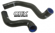 Silicone Radiator Hose Fits 2002-2007 Mitsubishi Lancer ES/LS 2.0L (Black, Blue, Red) 