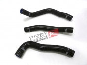 Silicone Radiator Hose Fits 2008-2010 Mitsubishi Lancer EVO MR/GSR 2.0L (Black, Blue, Red) 