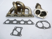 OBX Turbo Manifold Flange top + Gasket Evo VIII 4G63T