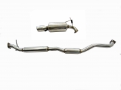 Stainless B-Pipe + Rear Section Fits 9599 Mitsubishi Eclipse GSX/ Eagle Talon 4G63 AWD 2.0L DOHC Turbo 